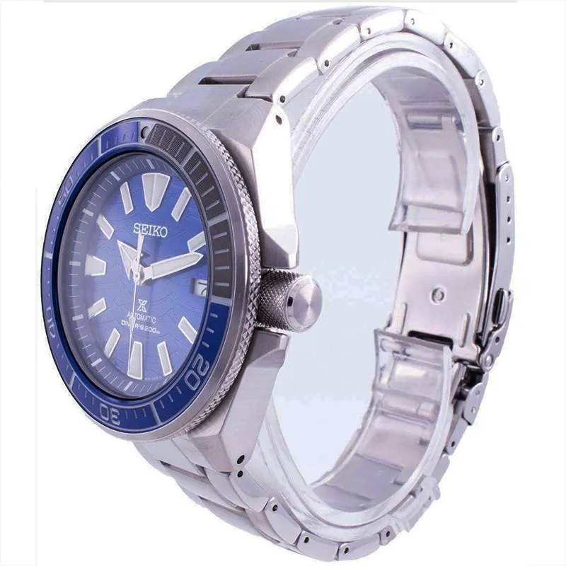 Seiko Men's Prospex Samurai Save The Ocean Blue Dial Watch | SRPD23J1